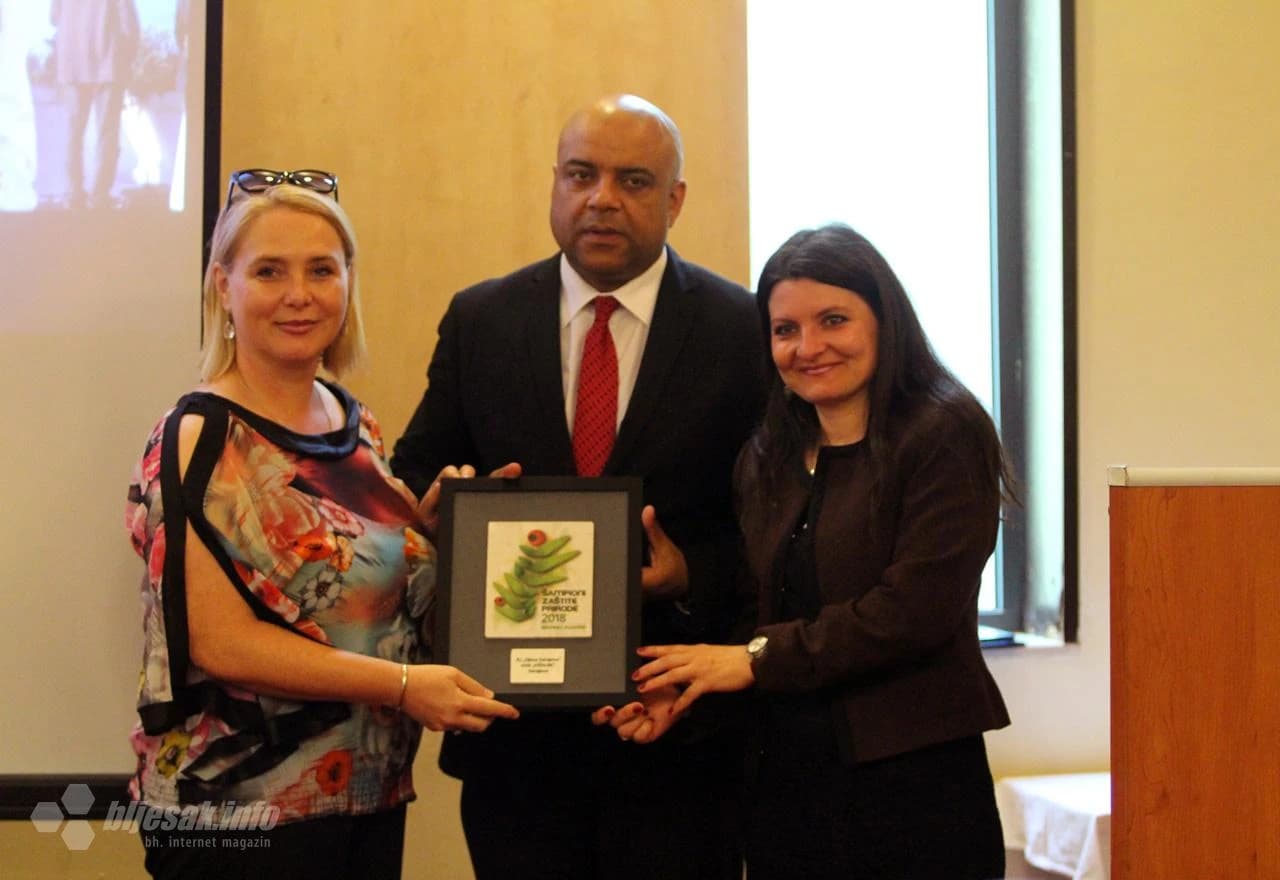 Nagrada ''Šampion prirode'' dodijeljena je Gradu Mostaru