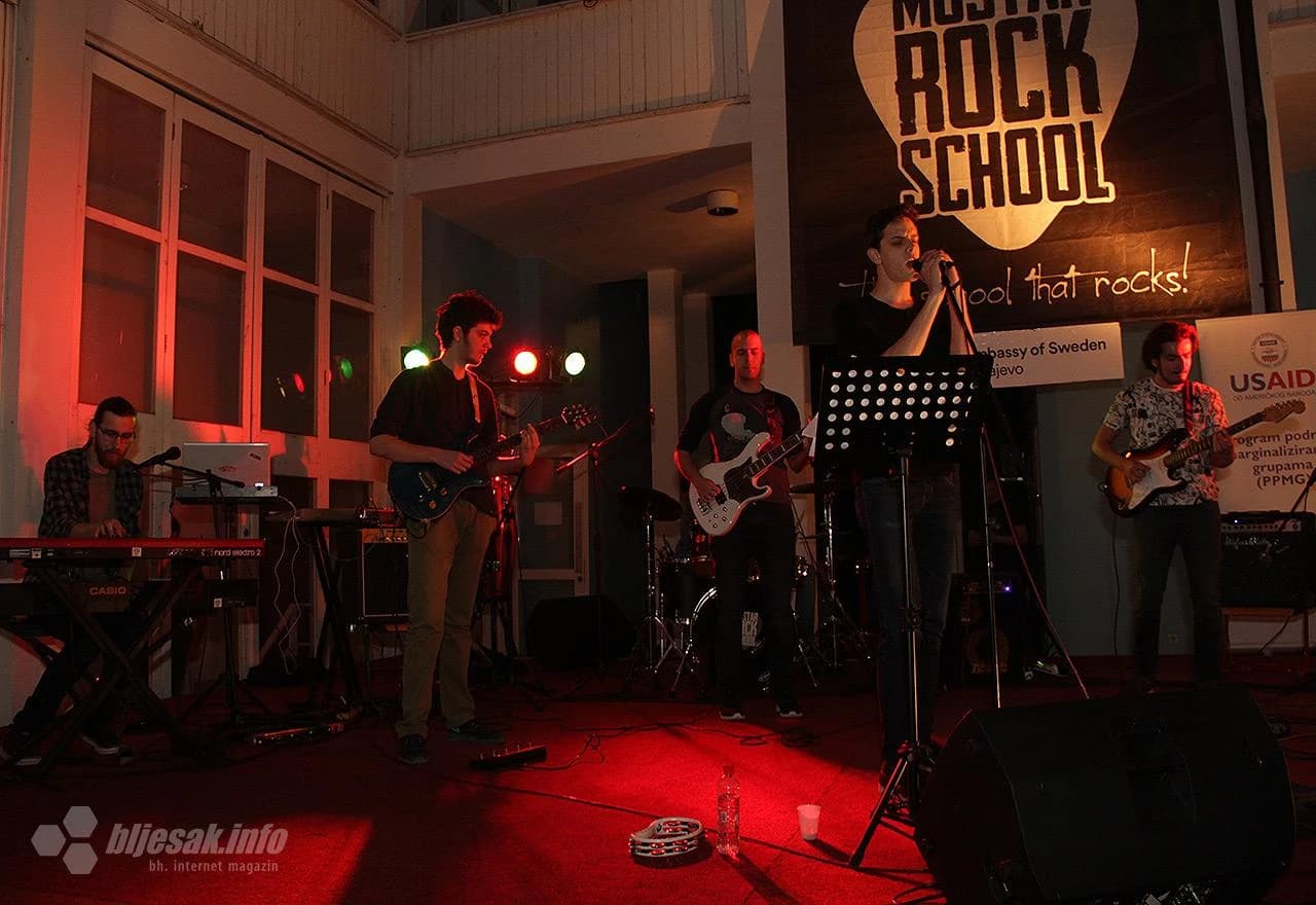 Programski koncert Mostar rock škole - devedesete