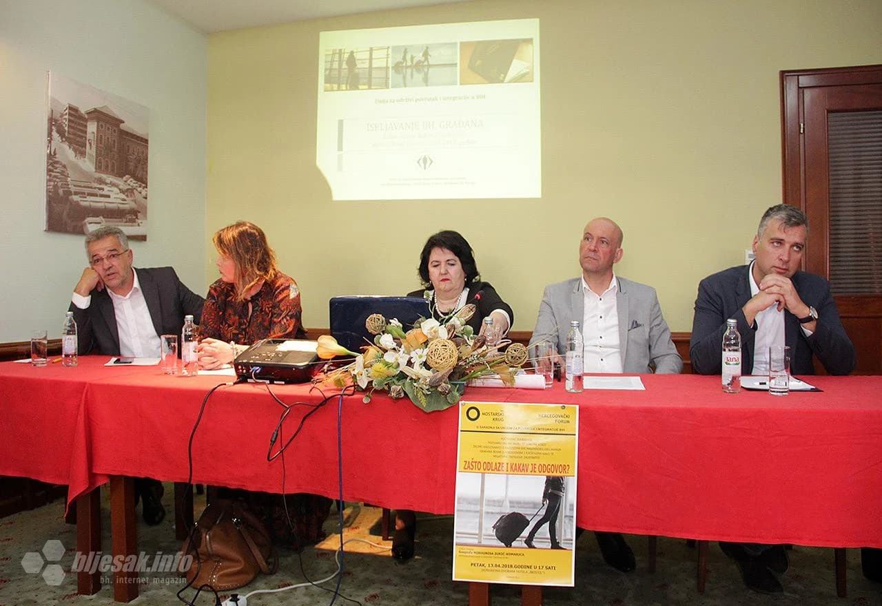 Detalj s tribine 'Zašto odlaze?'