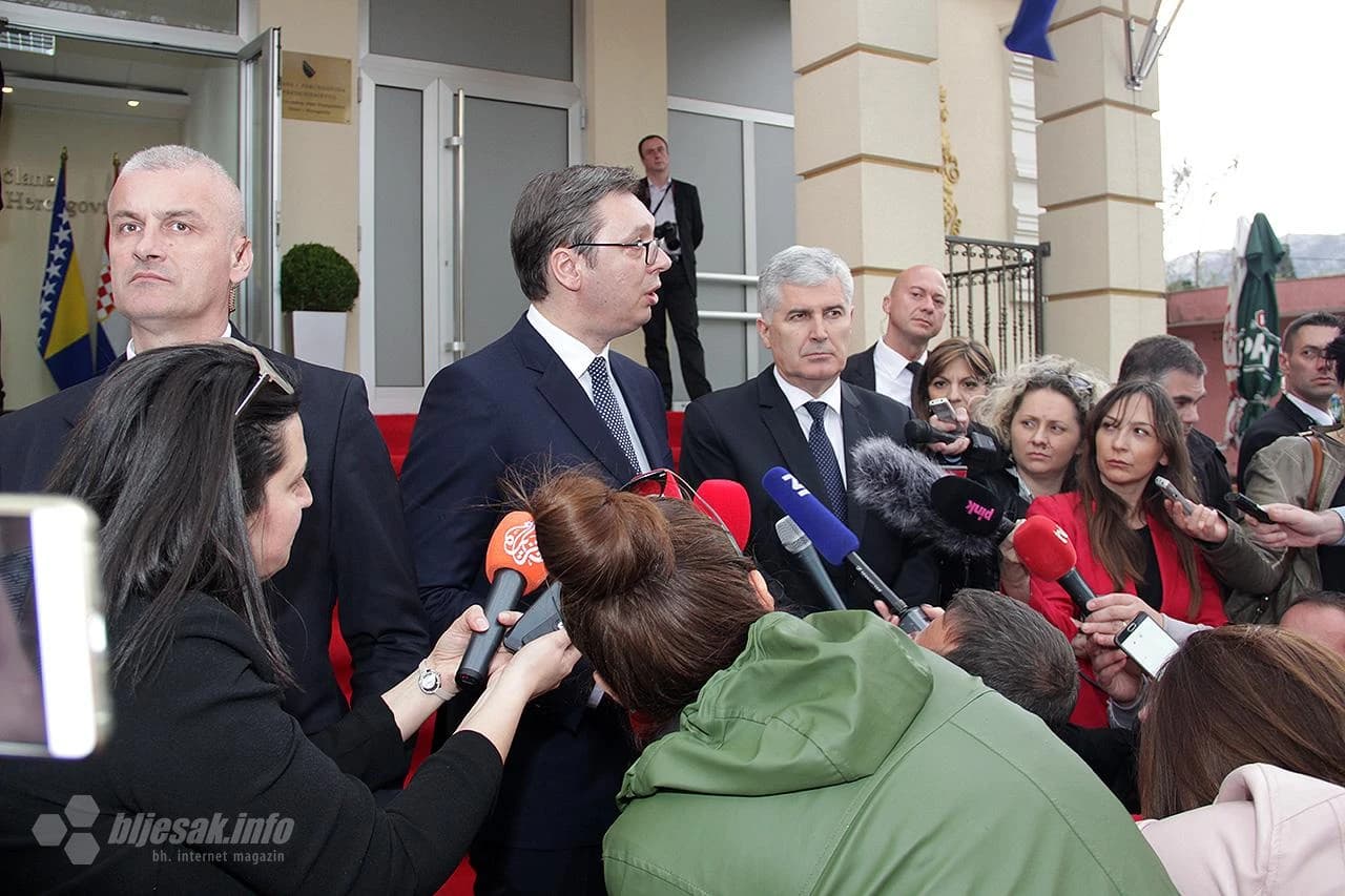 Vučić i Čović u Mostaru