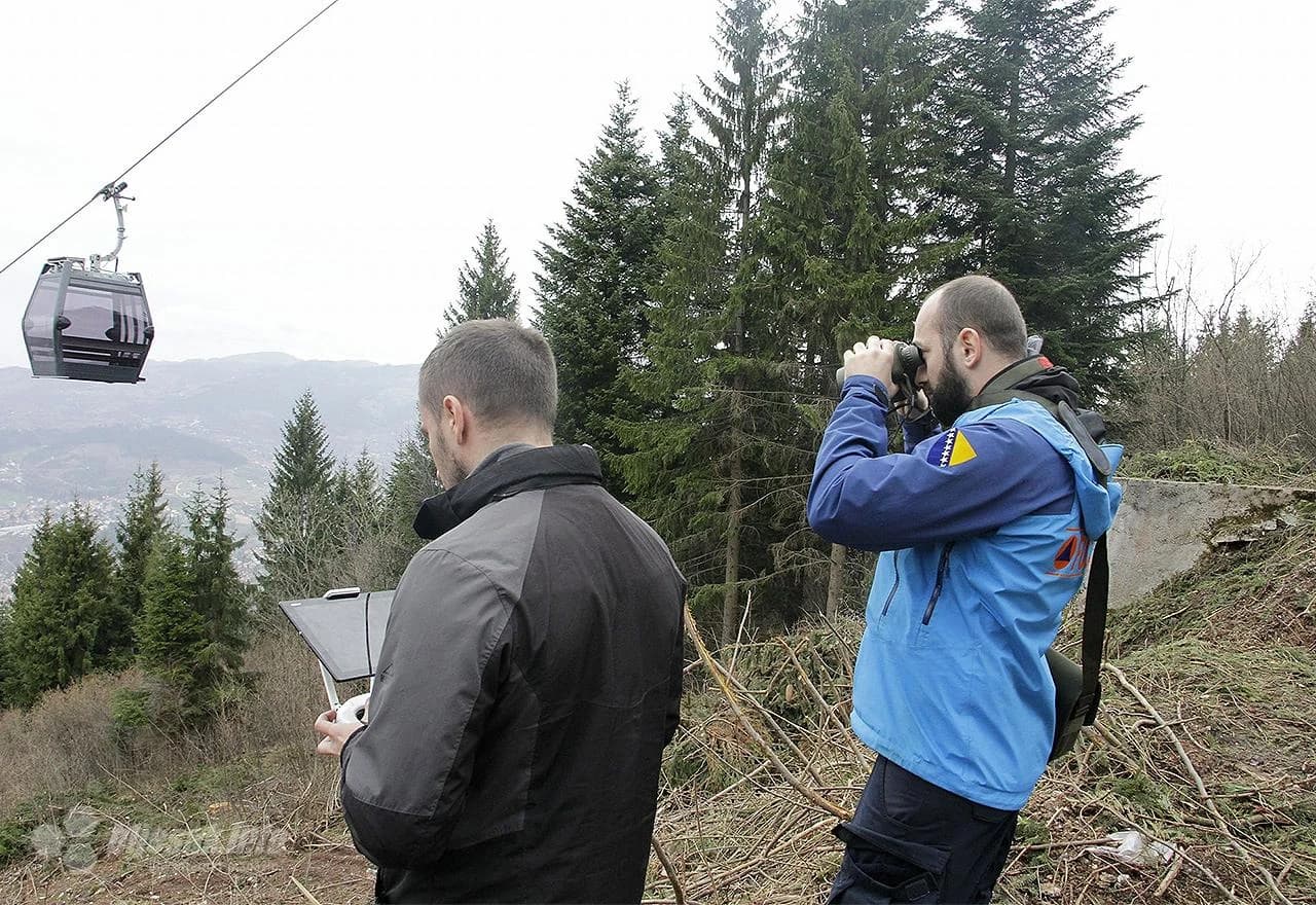 Uspješno izvedena vježba evakuacije sa Sarajevske žičare