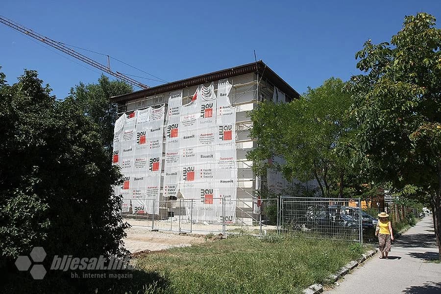 Radovi na Vijećnici 23.8.2011. godine