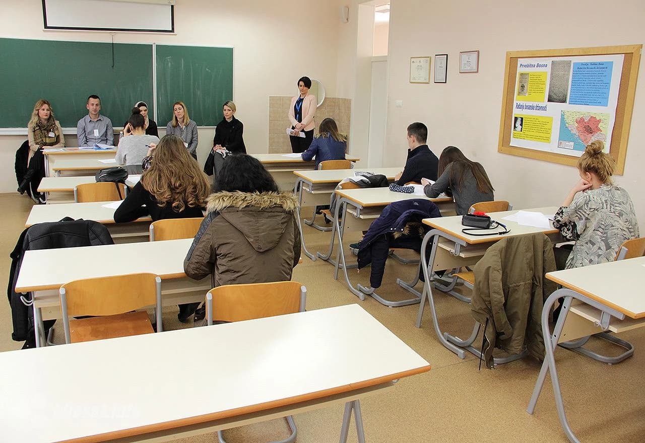 Detalj natjecanja iz njemačkog jezika