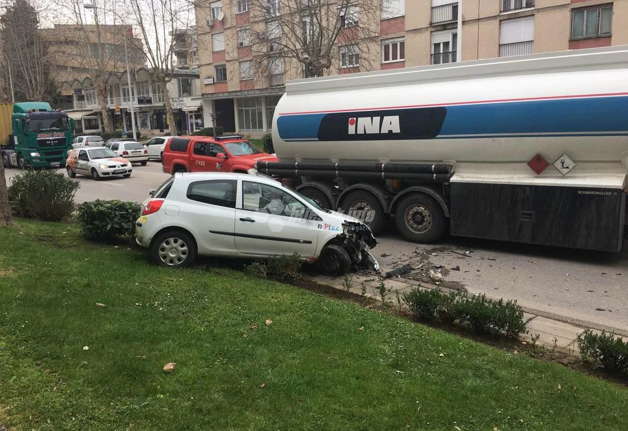 Sudar Clia i cisterne u središtu Čapljine