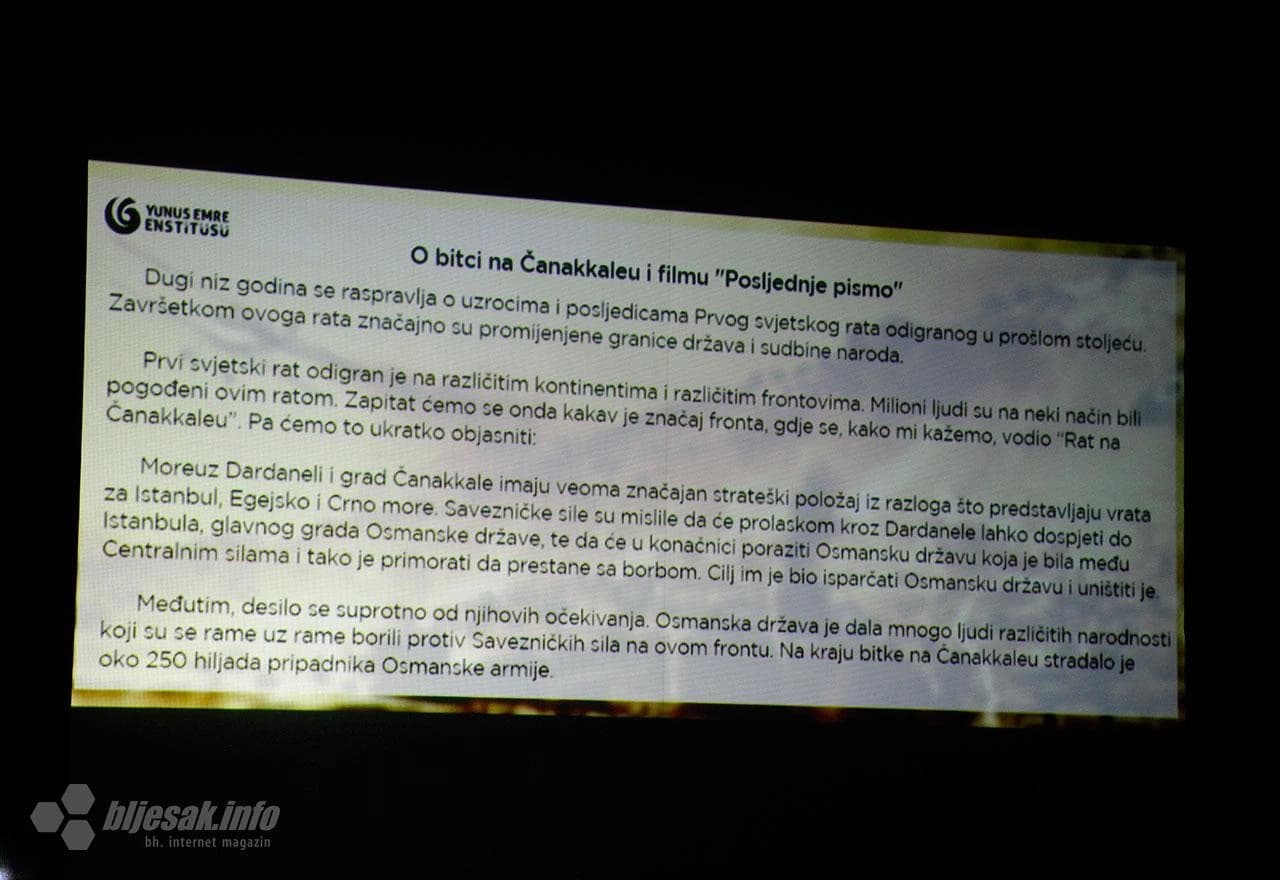  'Posljednje pismo' privuklo mostarsku publiku