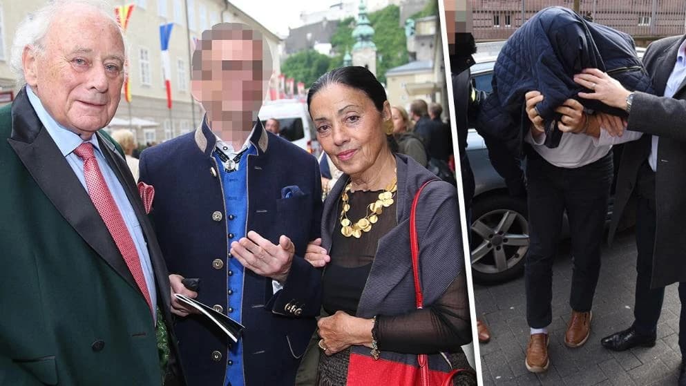 Reinhold, Markus i Carmen Würth, desno je trenutak uhićenja otmičara Nedžada A.