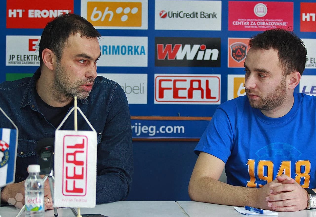 Press konferencija uoči derbija Sarajevom (Goran Sablić i Ivan Kraljević)