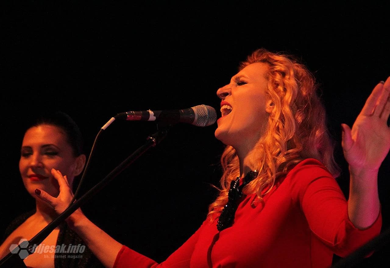 Detalj s koncerta benda The Frajle u Kosači