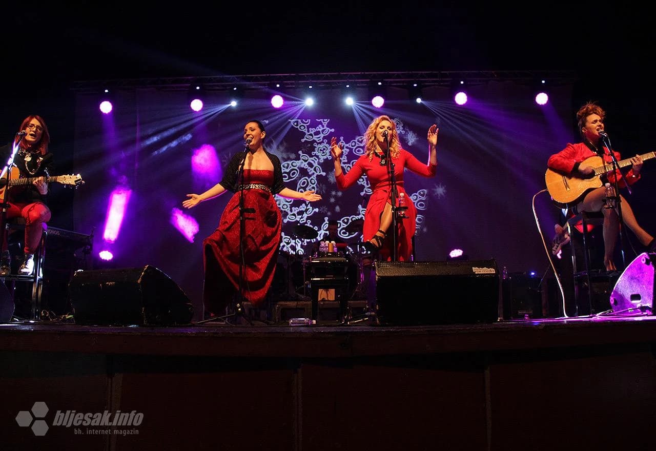 Detalj s koncerta benda The Frajle u Kosači