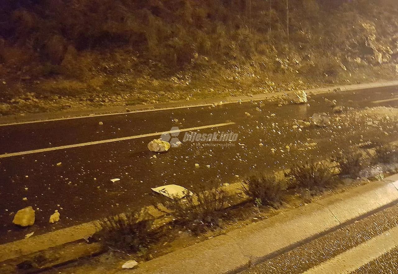 Odron kamenja i prometna nesreća na Bulevaru