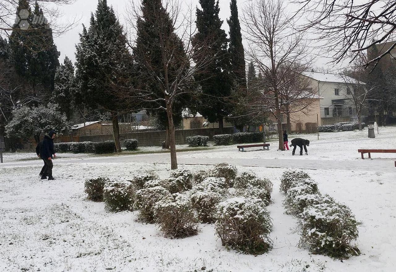 Snježne radosti u parku Zrinjevac
