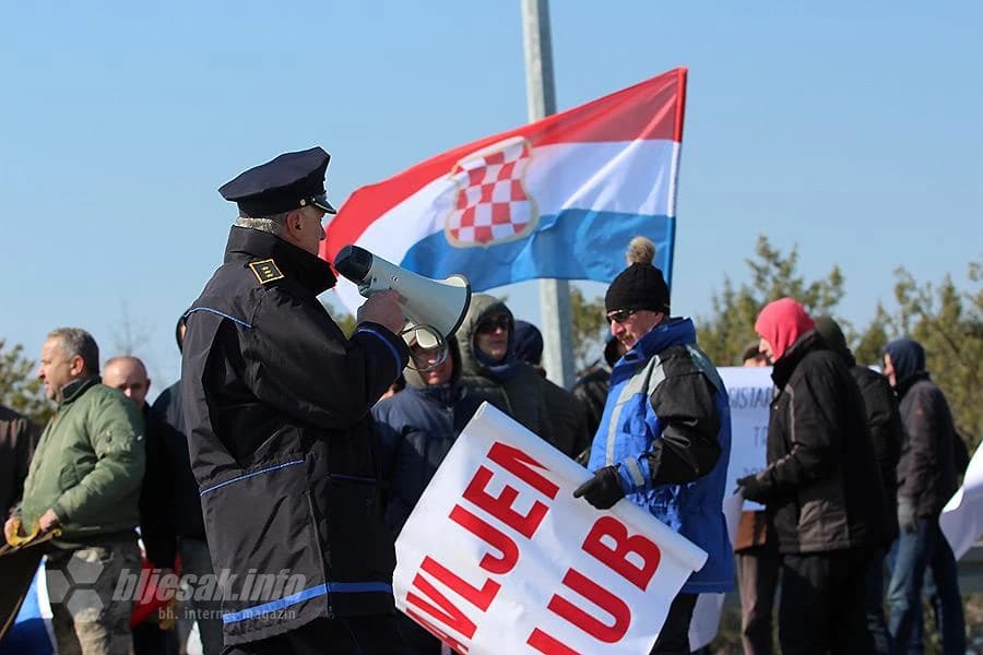 Blokada prometnica u Hercegovini