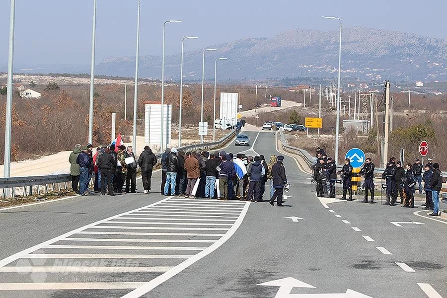 Blokada prometnica u Hercegovini