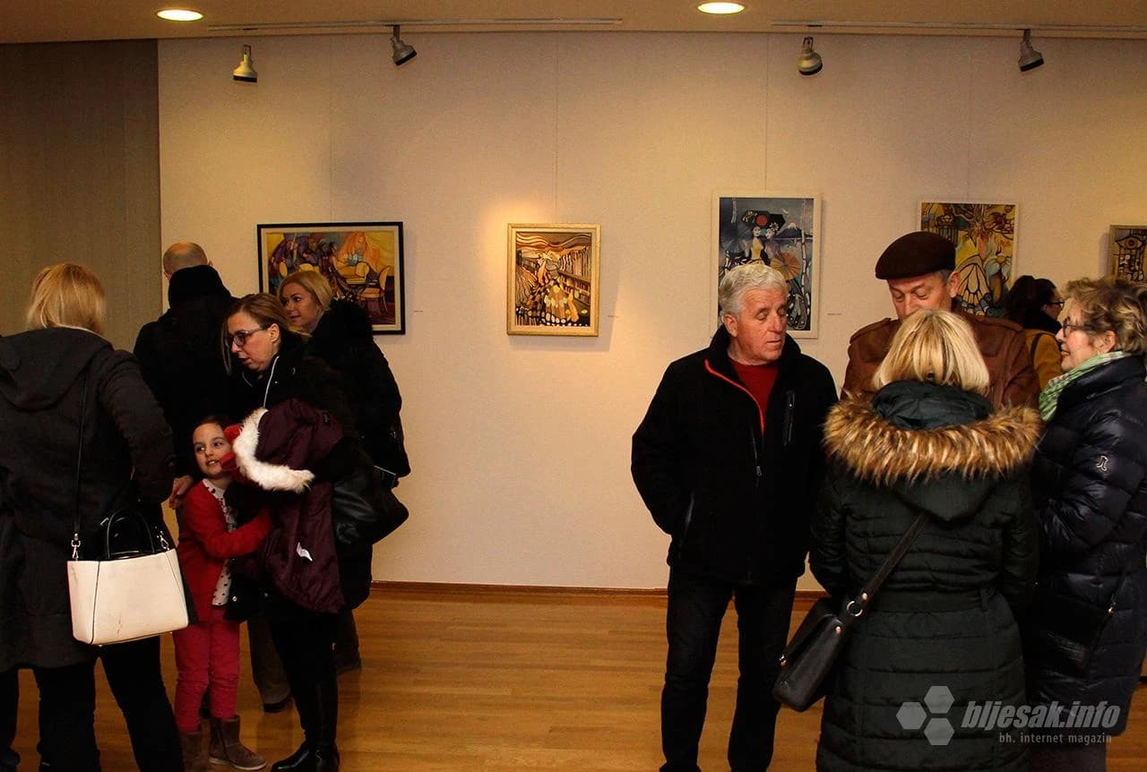 U Galeriji Alumunij otvorena izložba slika Ane Bilić Prskalo pod imenom "Red hrama leptira"  