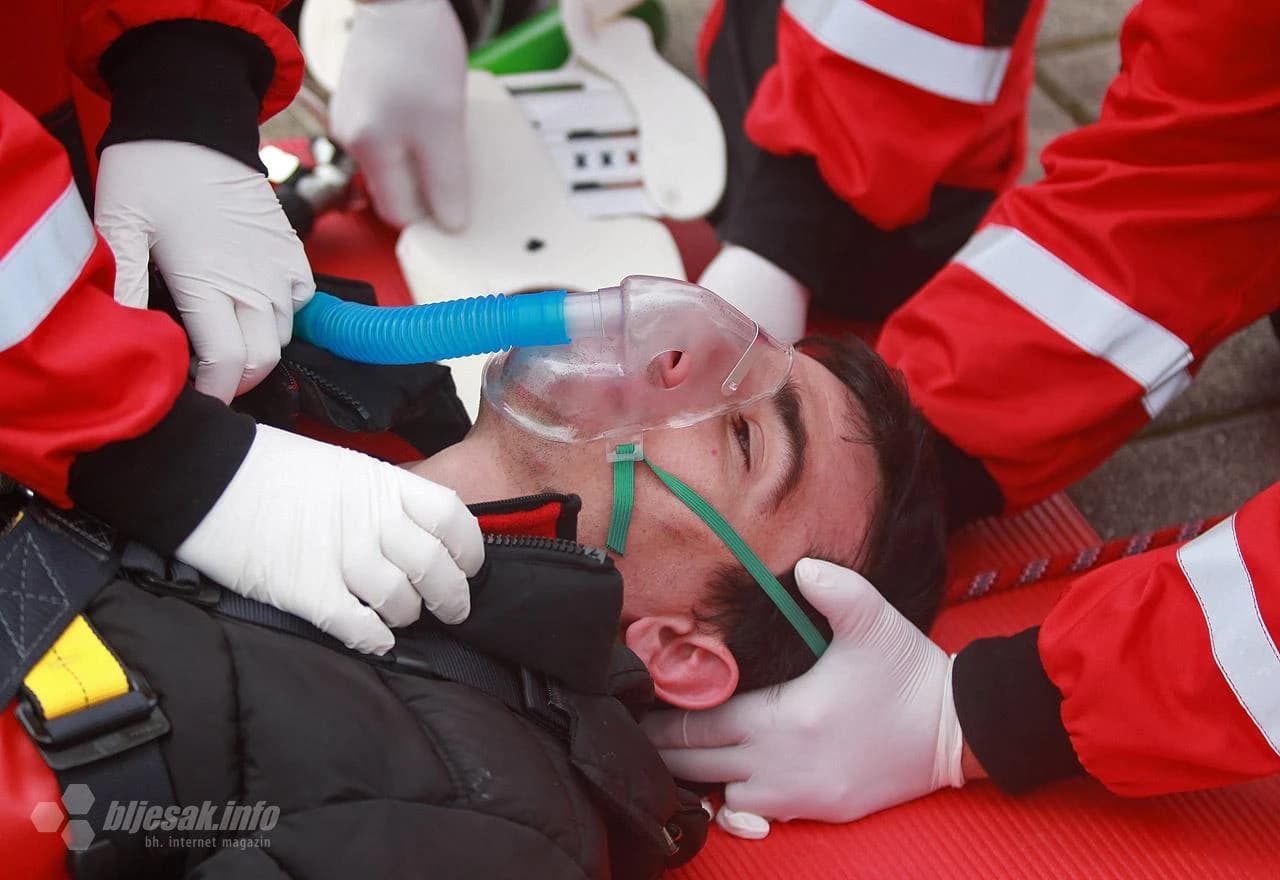 Pokazna vježba gorskih službi spašavanja iz ŽZH