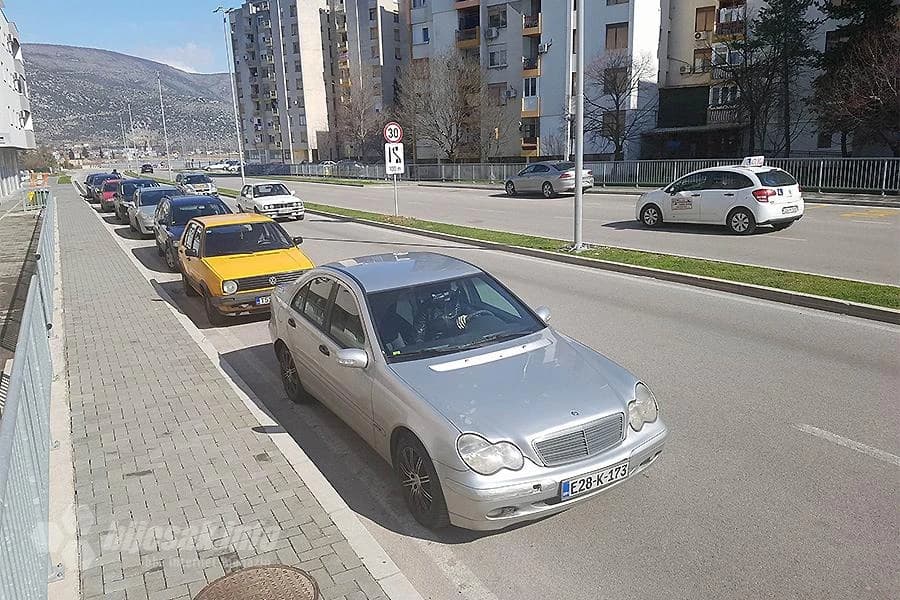 Parking prosvjed u Mostaru