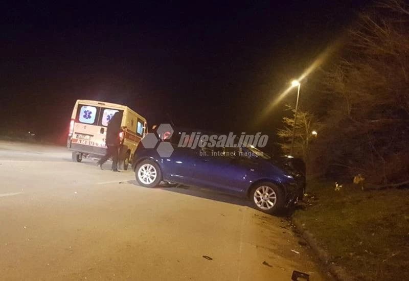 Sudar Opel Corse i VW Golfa u Mostaru