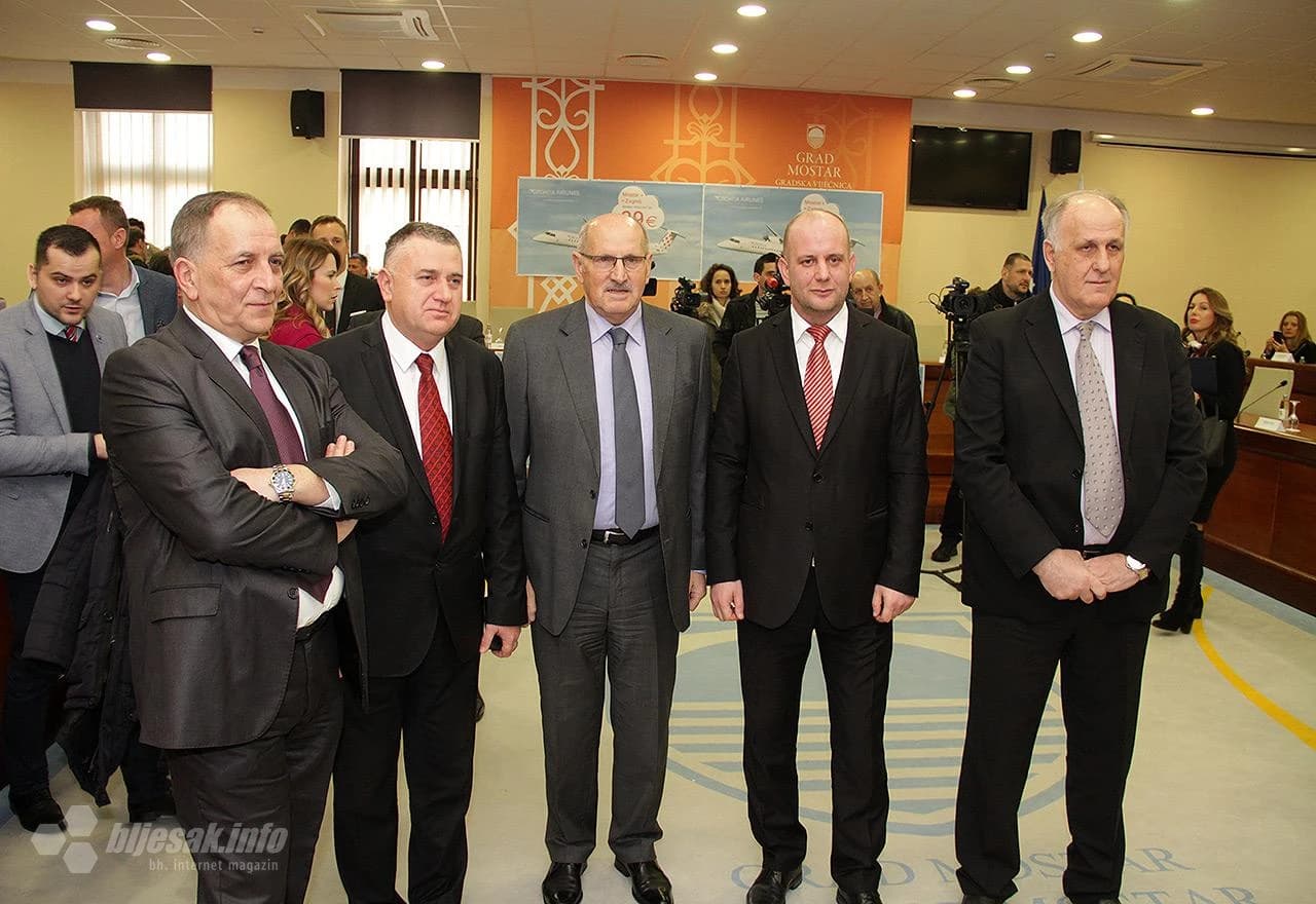S konferencije za medije povodom uspostave avio linije Mostar-Zagreb
