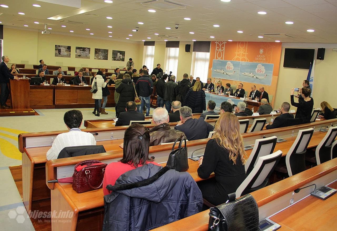 S konferencije za medije povodom uspostave avio linije Mostar-Zagreb