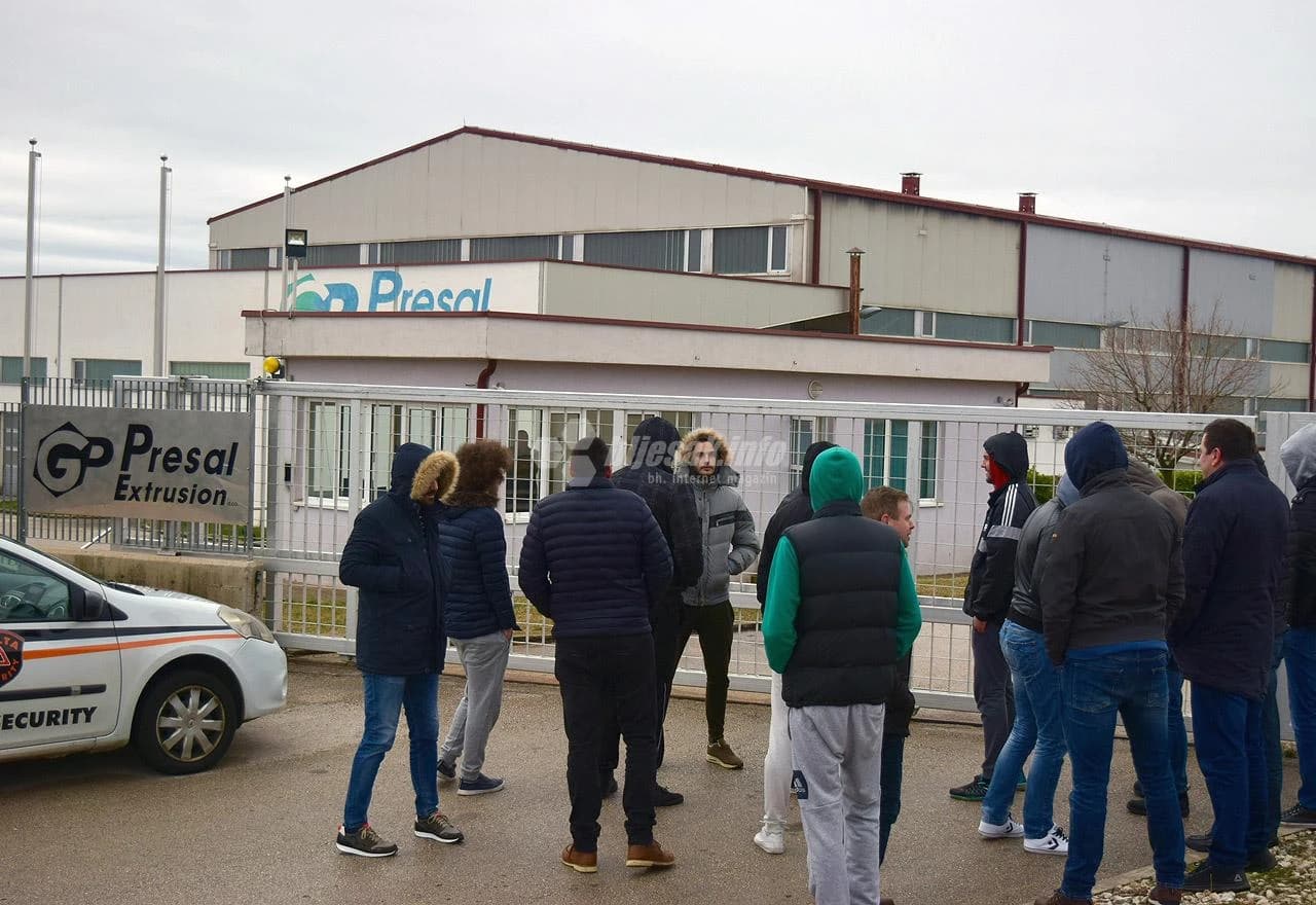 Radnicima nije dozvoljen ulaz u krug tvornice