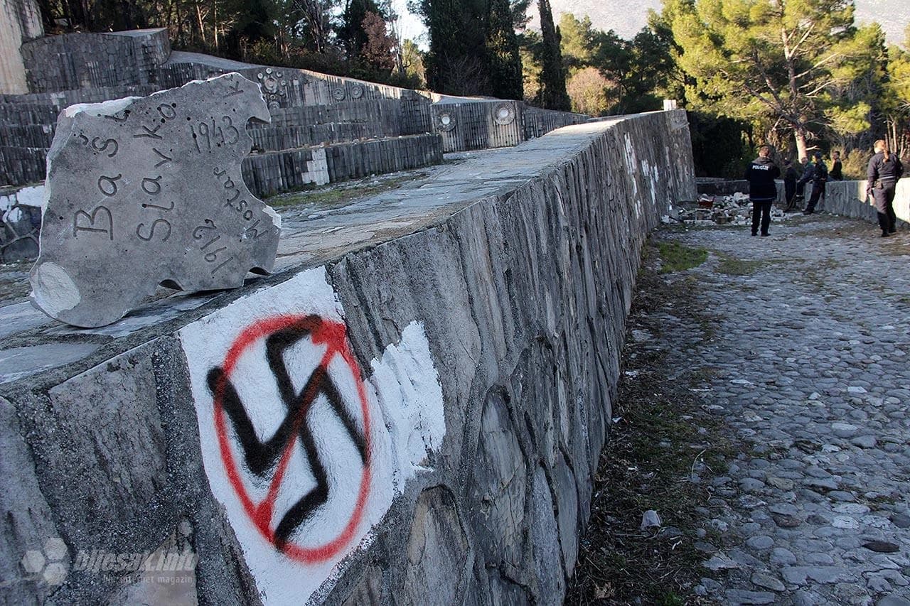 Partizansko groblje tijekom petka 16.2.