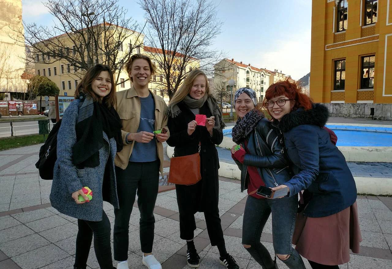 Akcija na ulicama Mostara