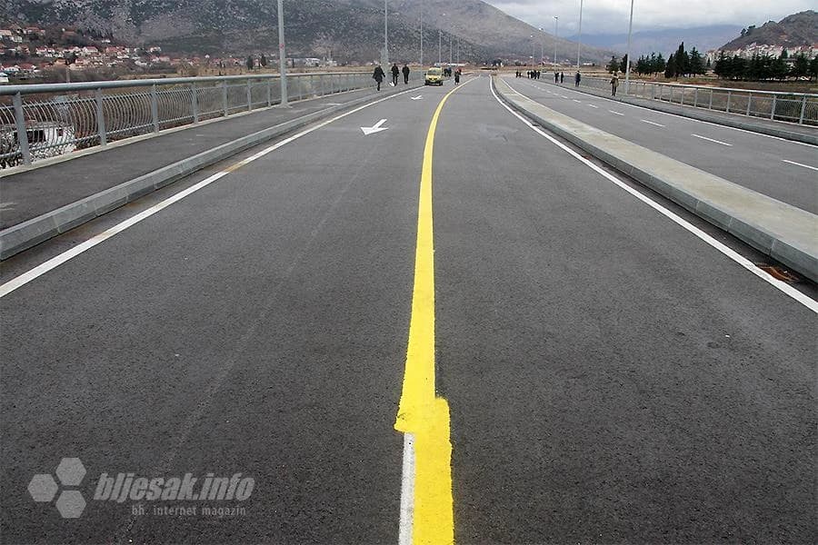Otvoren novoizgrađeni most preko Neretve u Mostaru