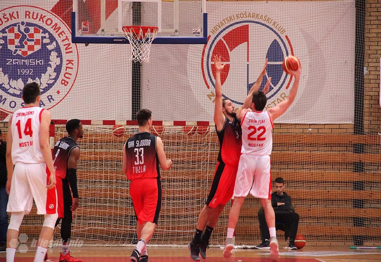 Detalj utakmice Zrinjski - Sloboda