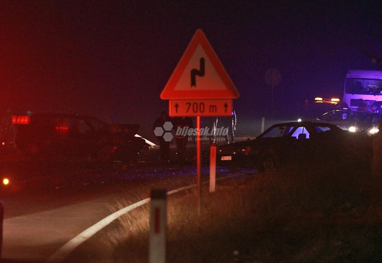 Teška prometna nesreća na Obilaznoj cesti u Širokom Brijegu