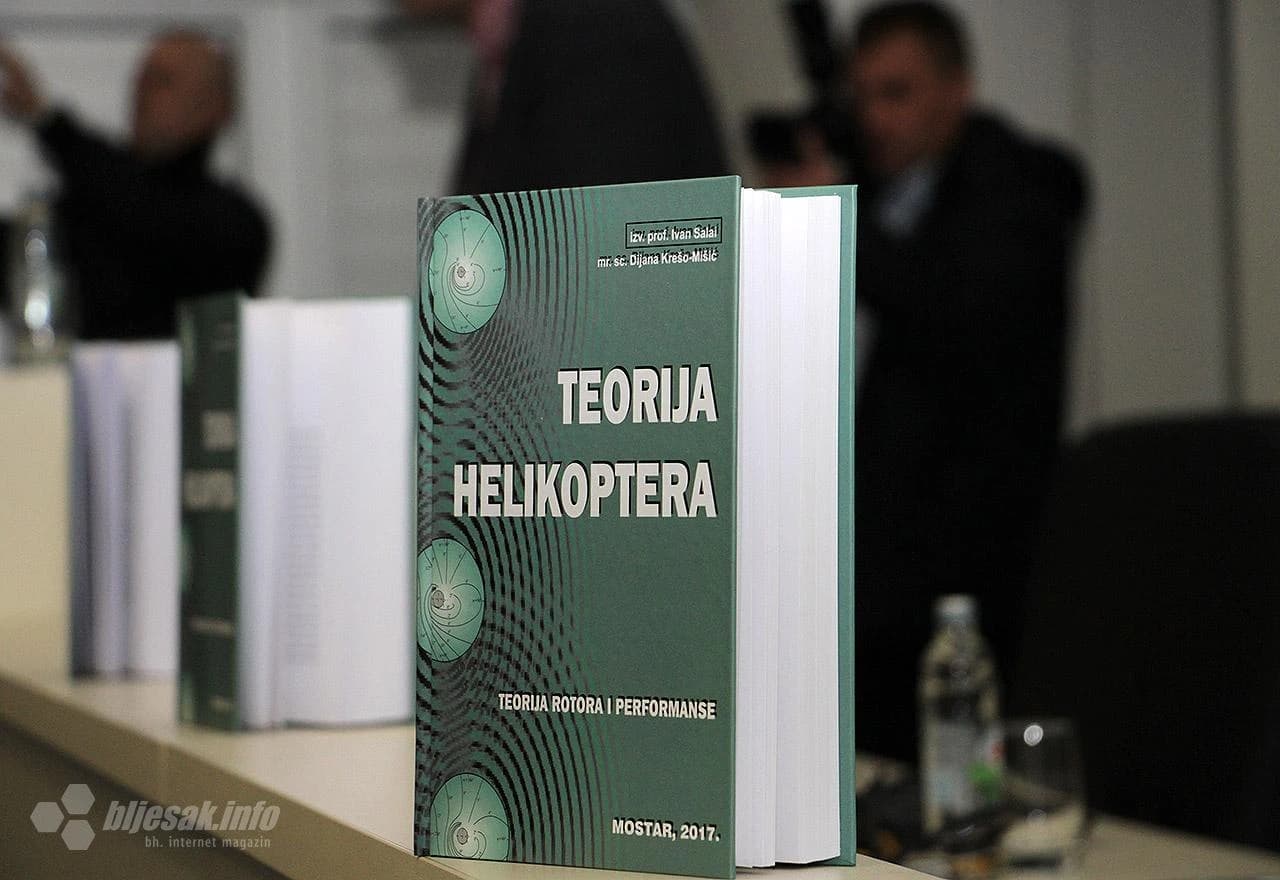 U Mostaru je predstavljena knjiga 'Teorija helikoptera – Teorija rotora i performanse'.