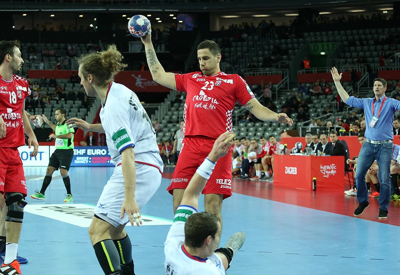 Rukometna utakmica Hrvatska - Češka