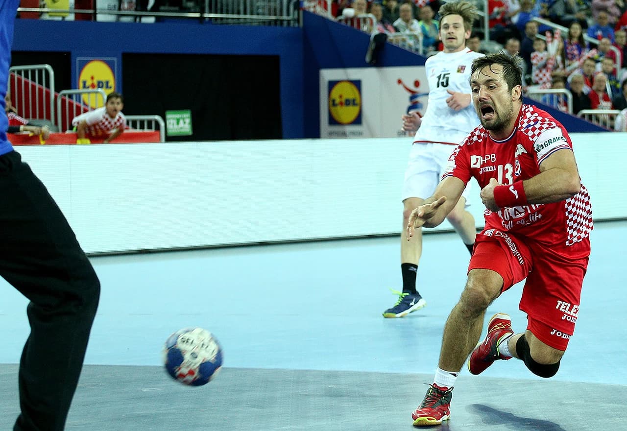 Rukometna utakmica Hrvatska - Češka