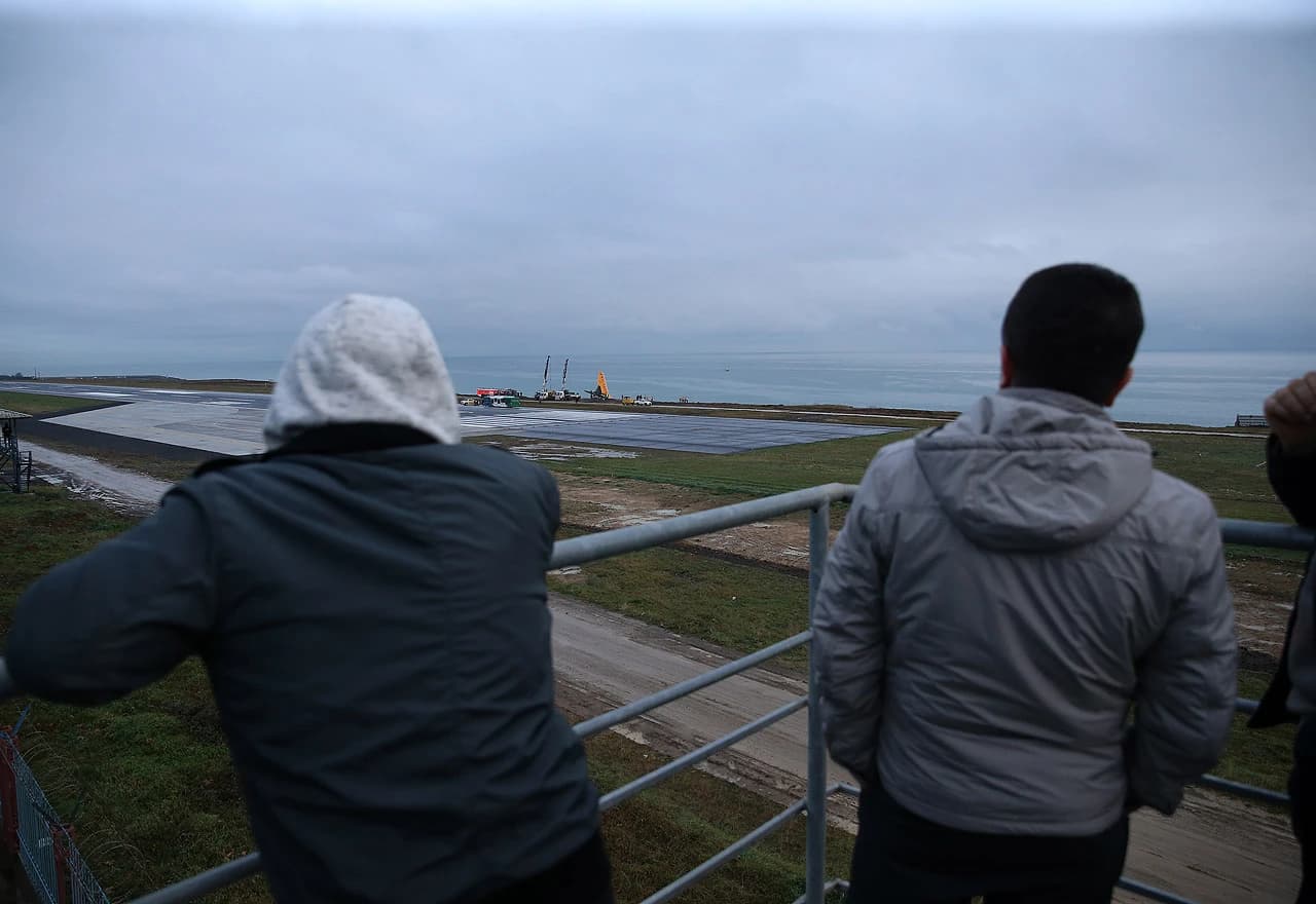 Zrakoplov se zaustavio nekoliko metara od Crnog mora