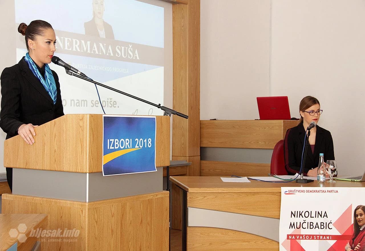 Detalj s predsjedničkog sučeljavanja