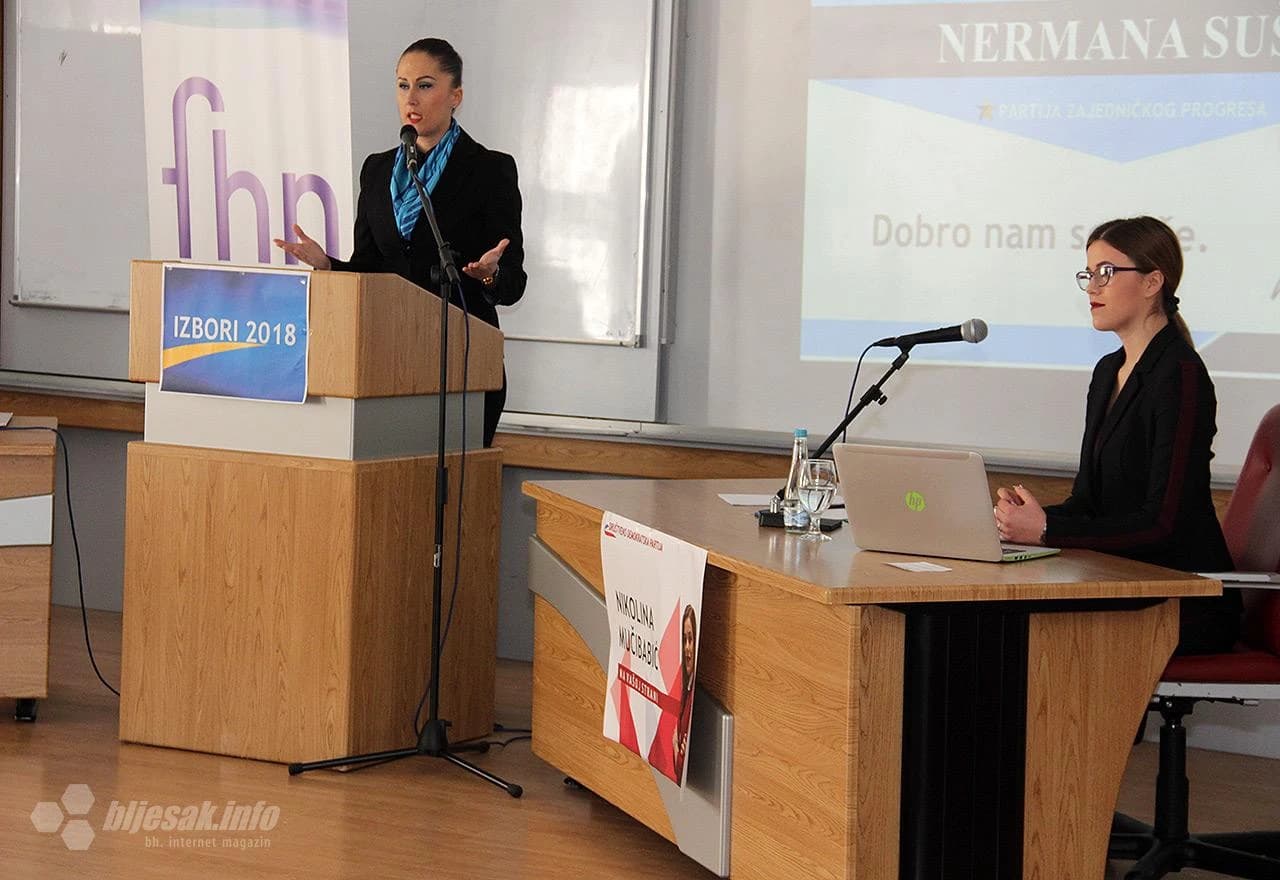 Detalj s predsjedničkog sučeljavanja