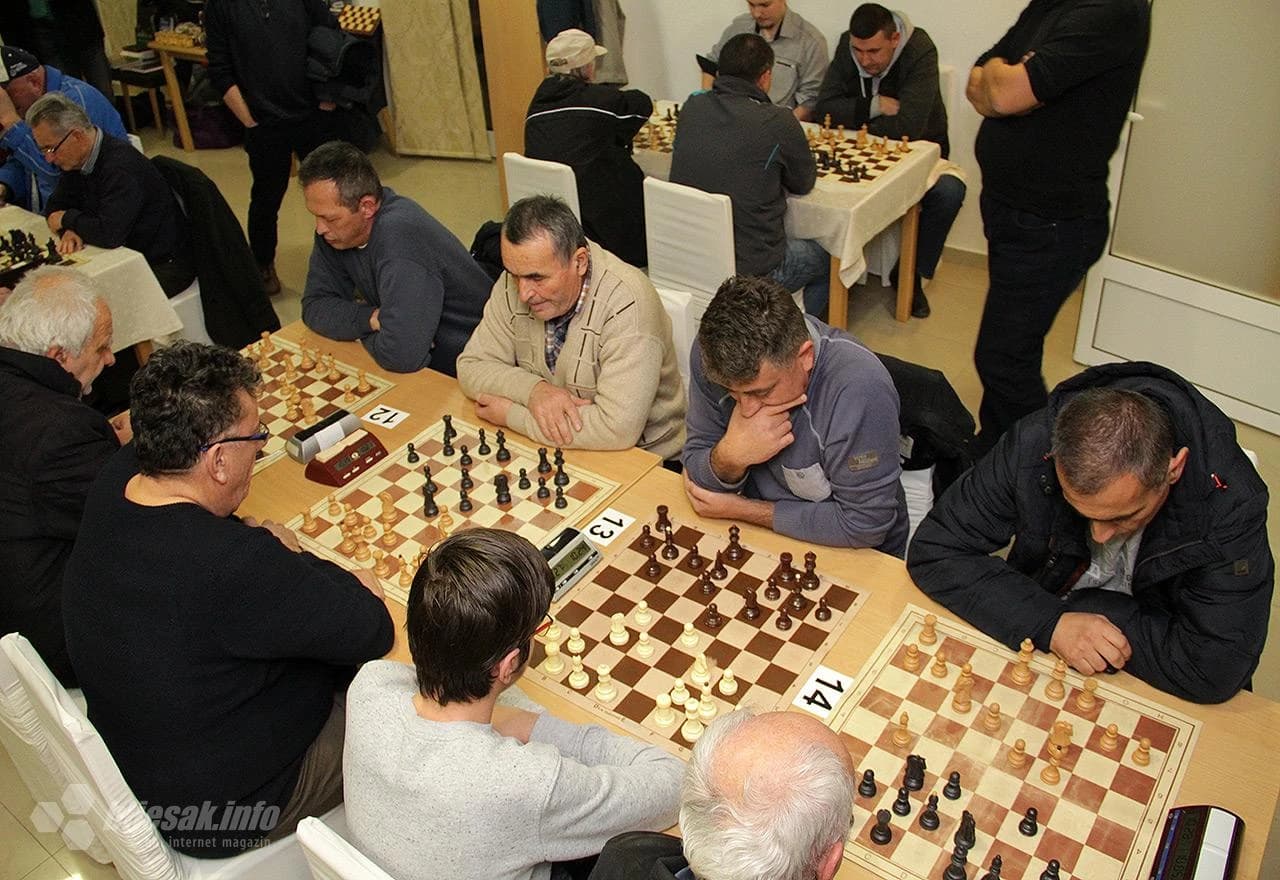 Detalj s novogodišnjeg šahovskog turnira