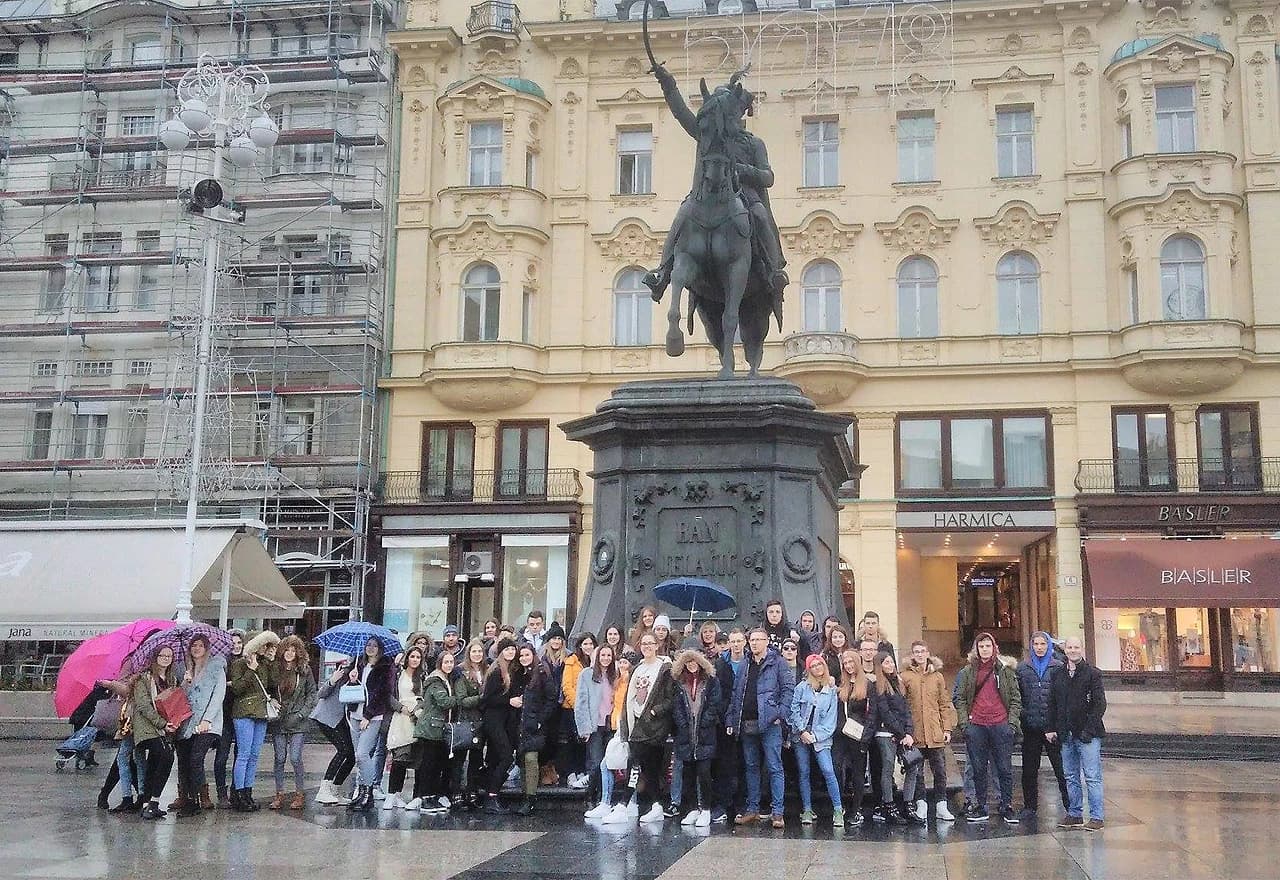 Učenici Građevinske u Zagrebu