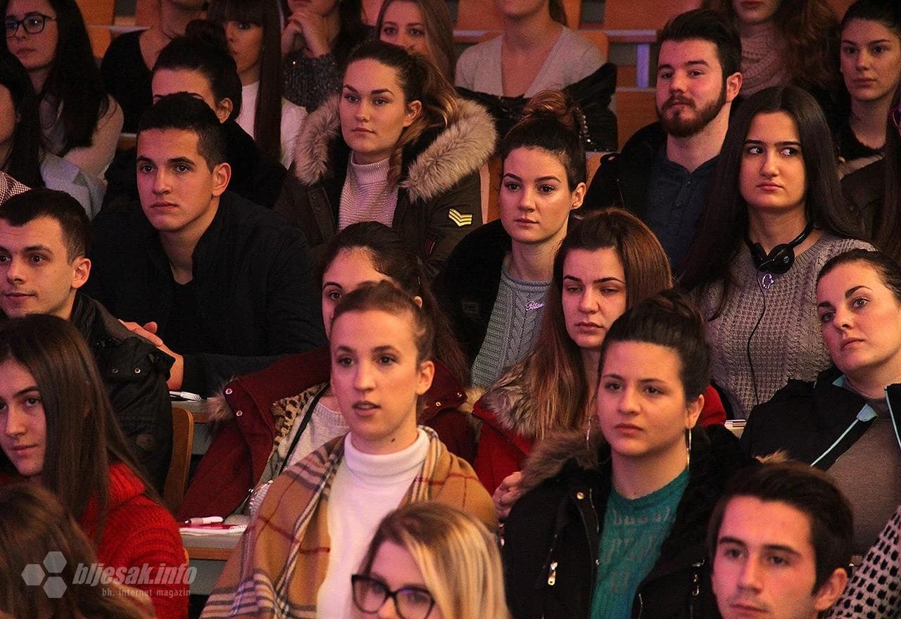 Detalj s predavanja na Ekonomskom fakultetu Sveučilišta u Mostaru