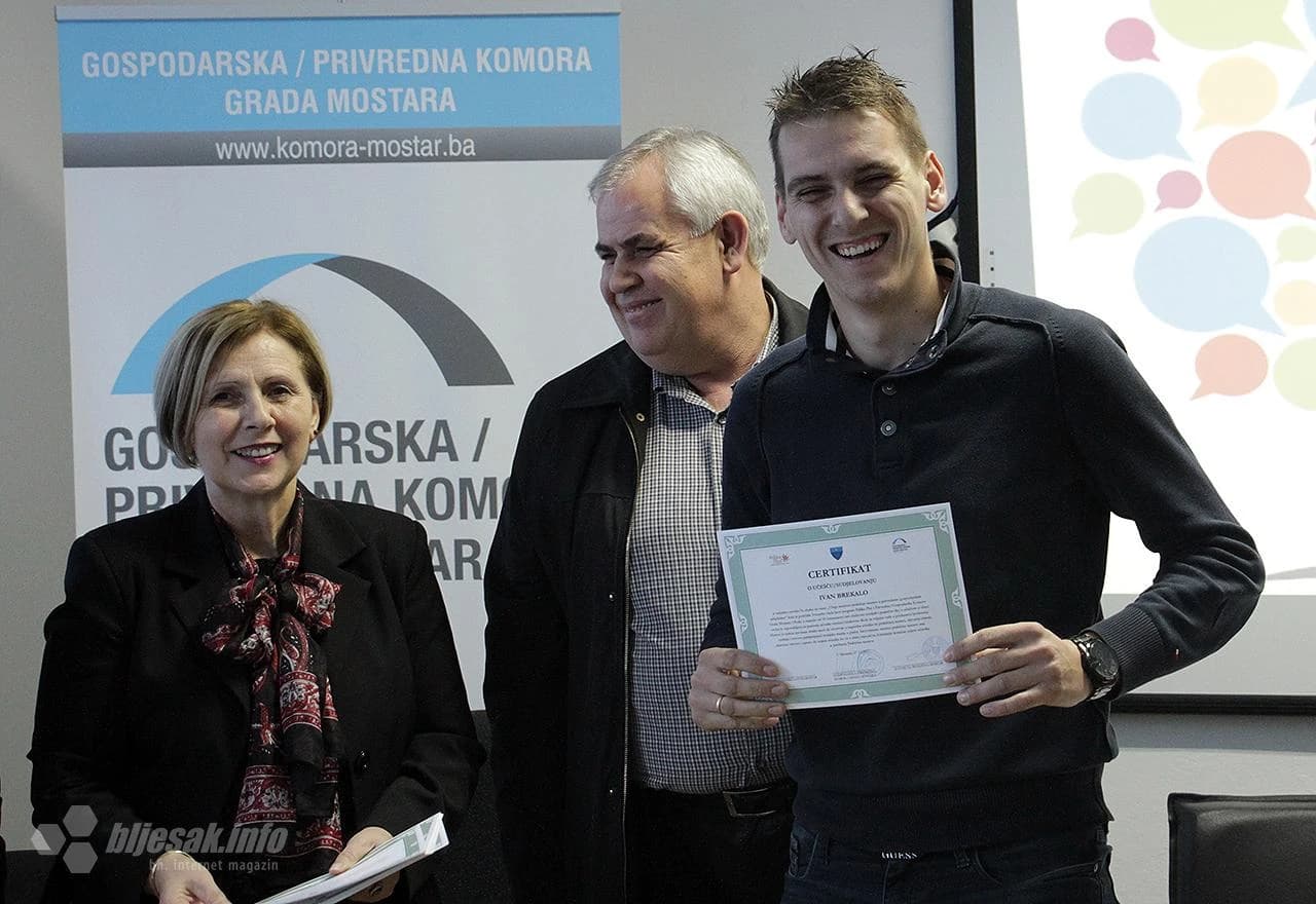 Dodjela certifikata za mentorstvo VET programa