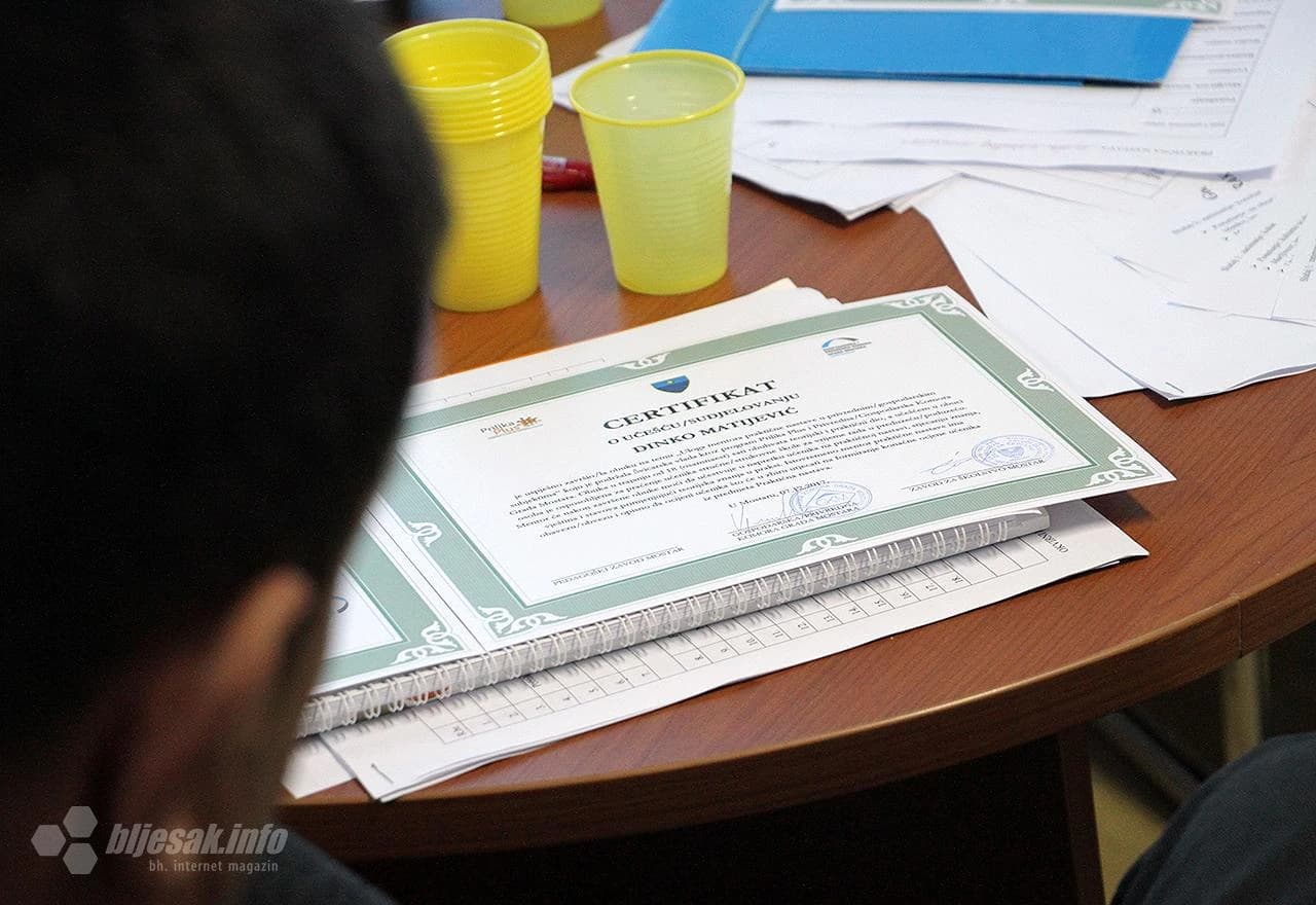 Dodjela certifikata za mentorstvo VET programa