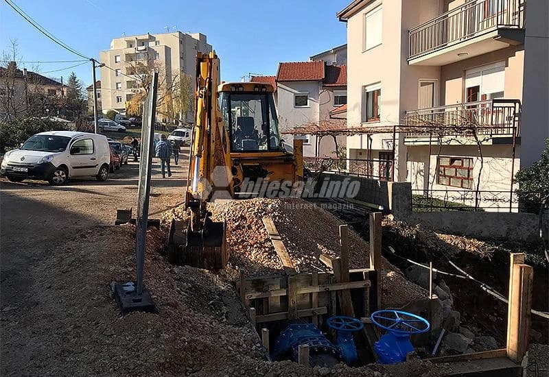 Spajanje cjevovoda Ø 400 mm na glavni gravitacijski cjevovod Ø 600 mm