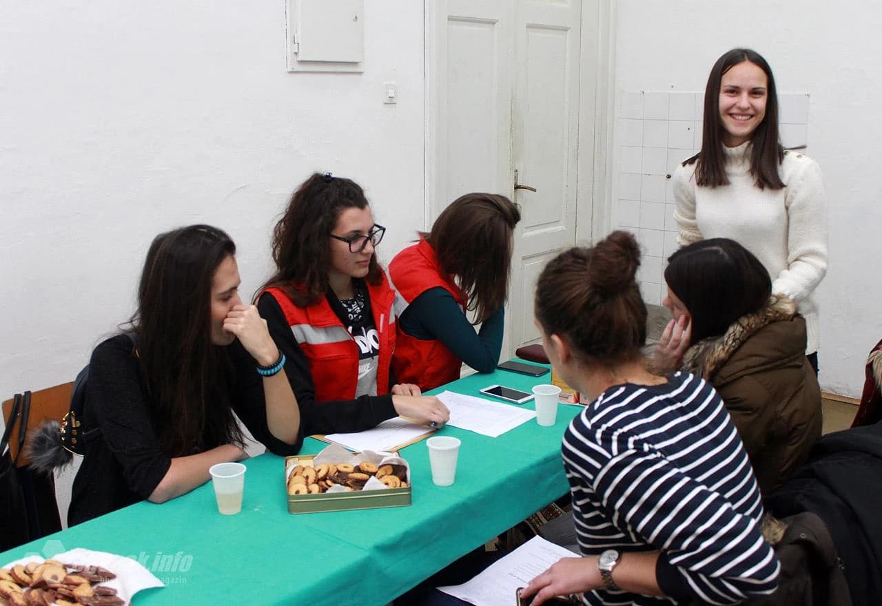 Akcija dobrovoljnog darivanja krvi u SSŠ Široki Brijeg