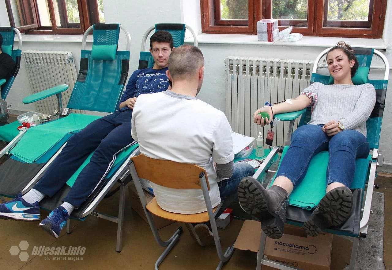 Akcija dobrovoljnog darivanja krvi u SSŠ Široki Brijeg