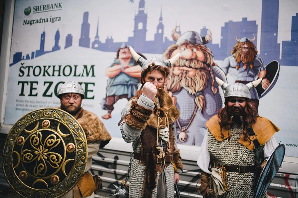 Ulicama Sarajeva proteklog su vikenda prošetala trojica Vikinga