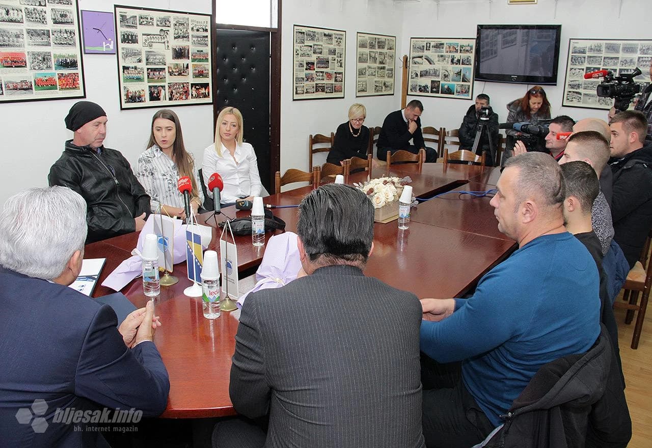 Prijem za uspješne članove karate kluba 'Mostar' u Sportskom savezu