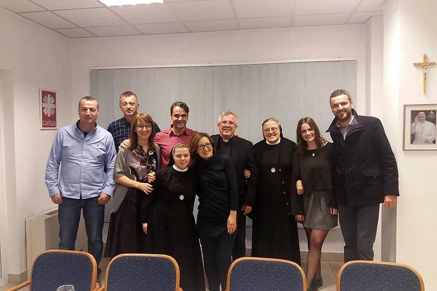 Foto: Caritas je ugostio Đanija Stipaničeva/ Caritas Mostar 