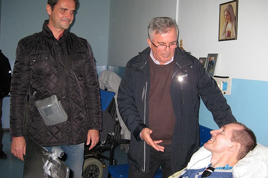 Foto: Caritas je ugostio Đanija Stipaničeva/ Caritas Mostar 