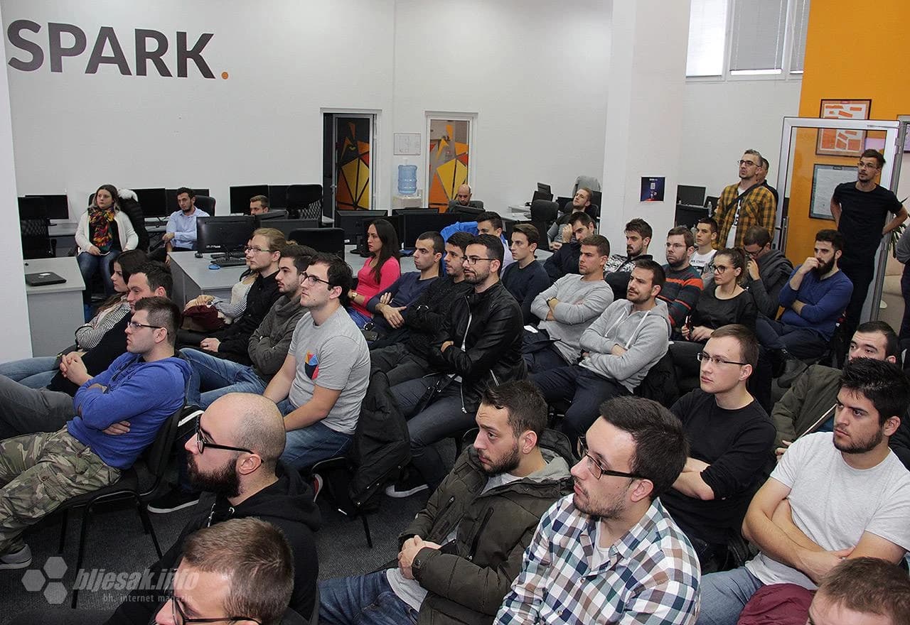 Detalj sa Spark tech meetup-a