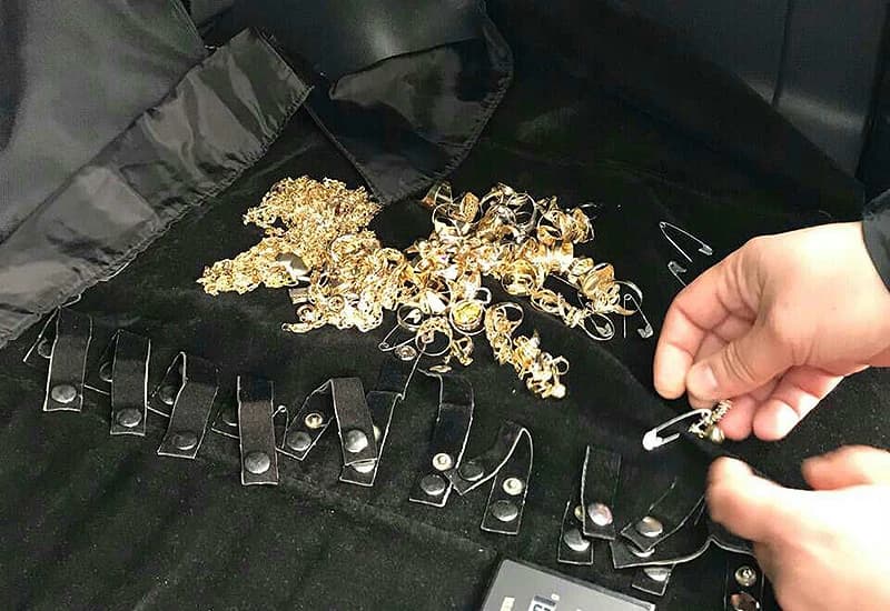 Zaplijenjeno zlato i srebro