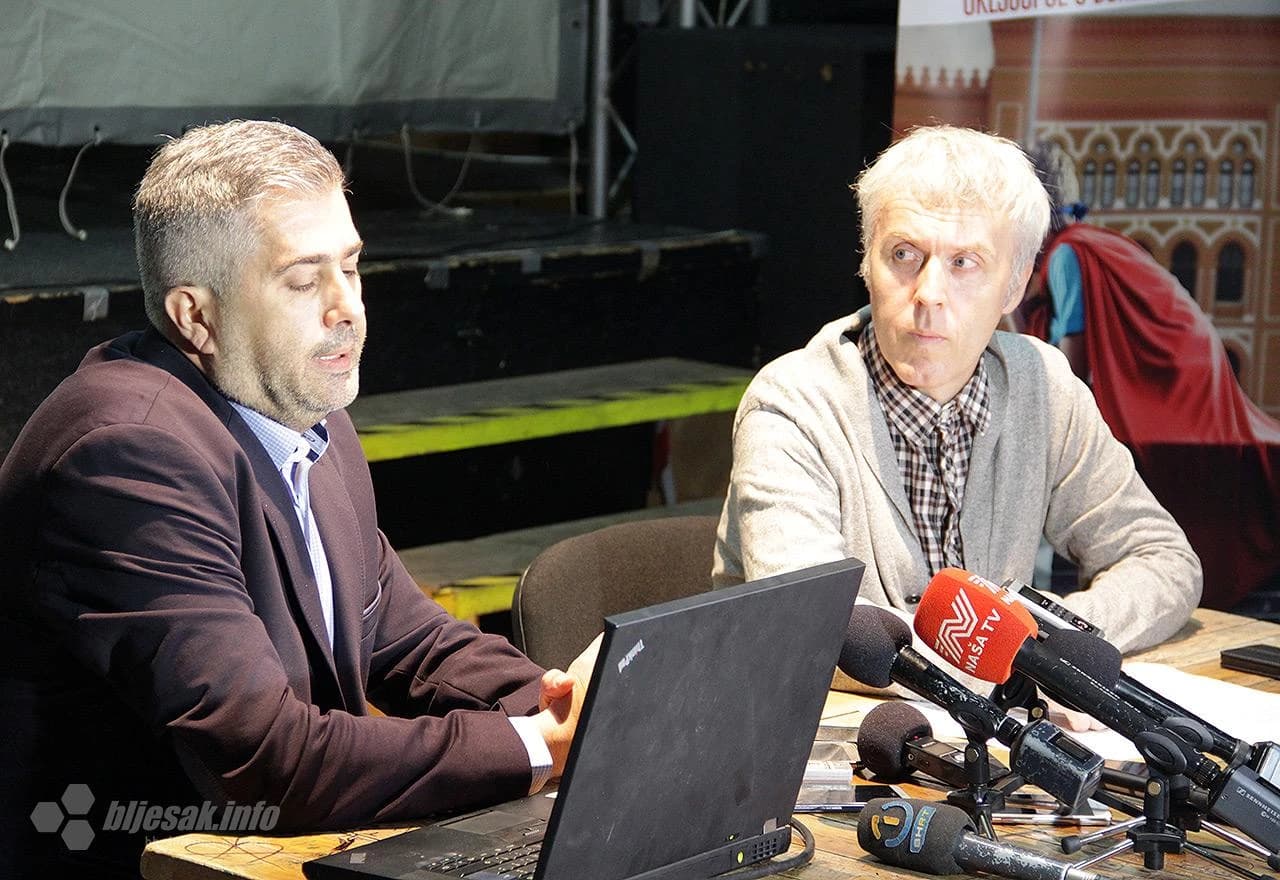 Detalj s konferencije za medije